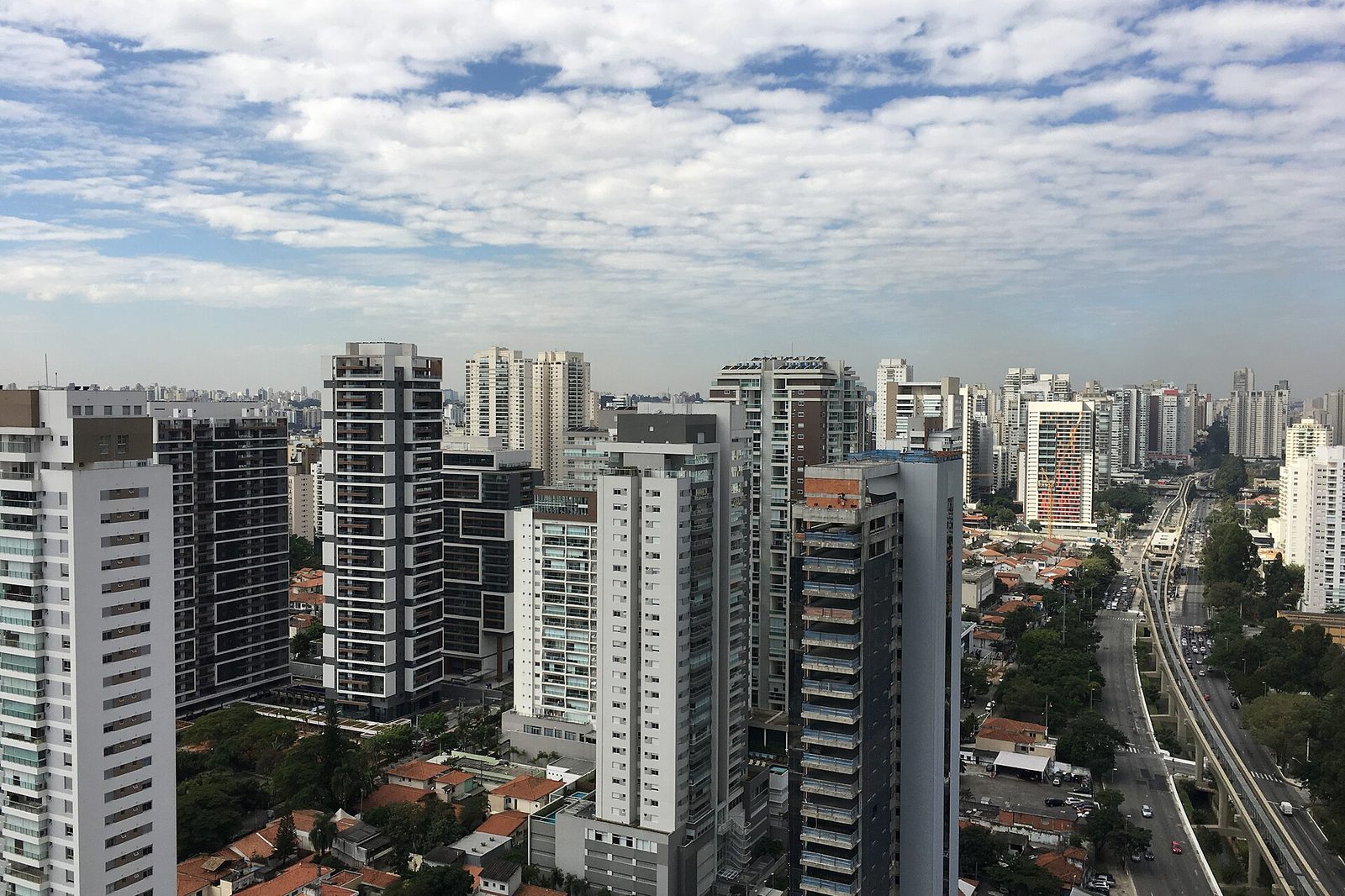 Torres do Brooklin Novo vistas do alto